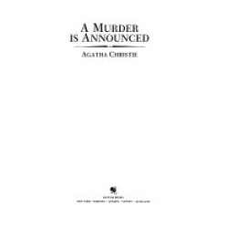 A Murder is Announced