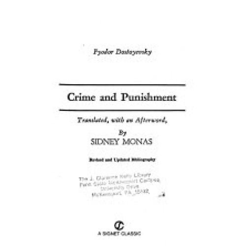 Crime and Punishment